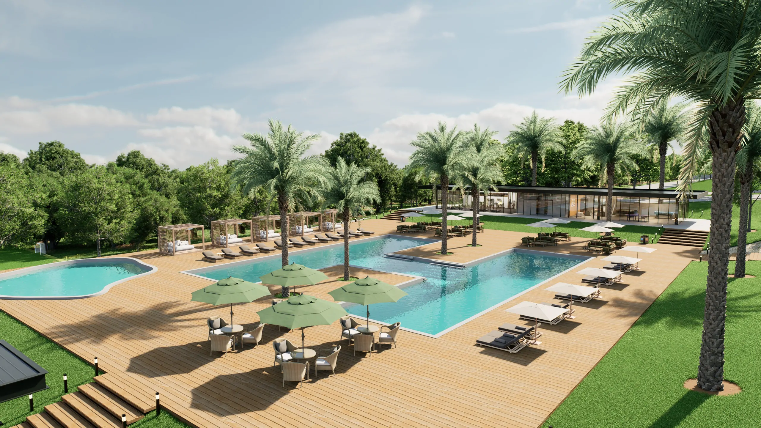 PISCINA VISTA 1 – V02 Lote de 600m² – Lote 18 Quadra 18 | House Club Caminhos da Serra – Jaboticatubas